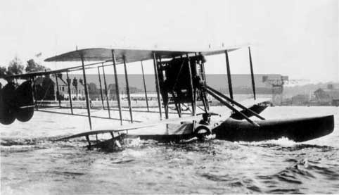 Sopwith Bat Boat quite at home in water