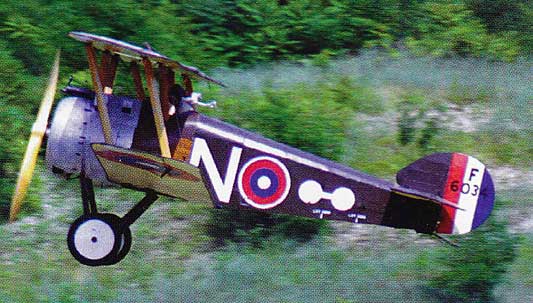 Cole Palen in his Sopwith Camel