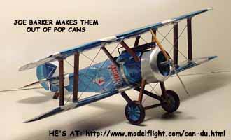 Joe's Sopwith Camel in Cans