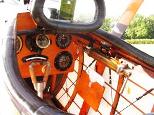 Cockpit of the Sopwith Pup