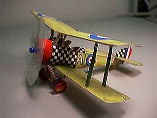 a made up model of the Sopwith Pup