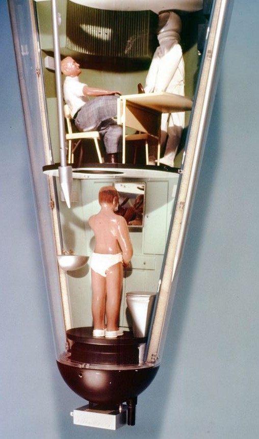 space-toilet on the orbital life boat