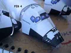 Columbia Space Shuttle model 1