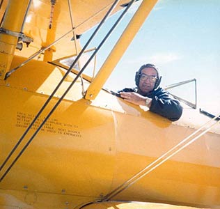 Dick Doll in Stearman
