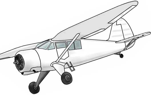 Stinson Reliant V77 sketch