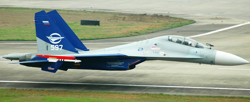 Sukhoi Su-27 Flying Low