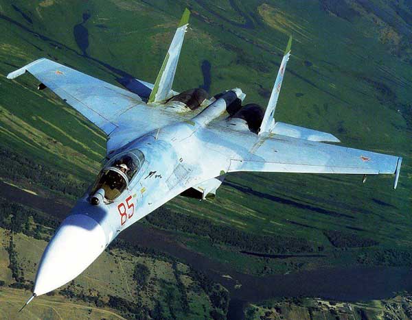 Our First Detailed Look At Russian Su-27 Flanker Jets In The