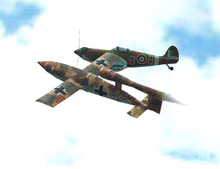 SPitfire vrs Bomb