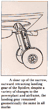 Close up and personal with a Spitfire landing gear