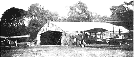 old photo of Canvas Tent Hanger from World War One