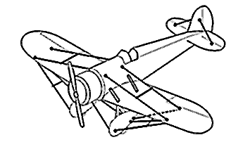 Travel Air Mystery Ship model rigging