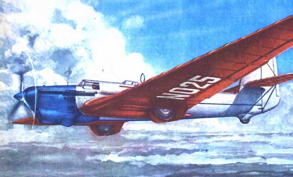 Painting of the Tupolev ANT-25