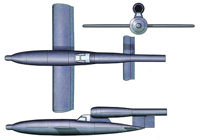 3 View of the Fieseler Fi 103R