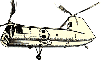 drawing of the HUP -2 Retuever in action