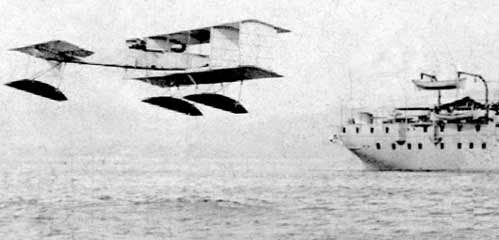 Voisin Amphibian flying