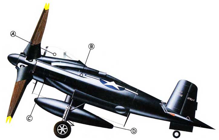 Vought XF5U Callout