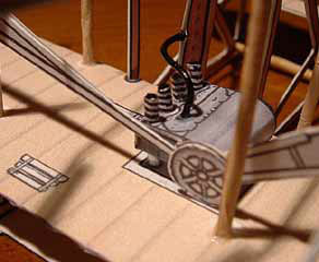 Wright Brothers Flyer downloadable cardmodel engine