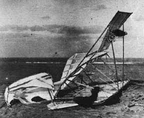 Crashed Wright Glider