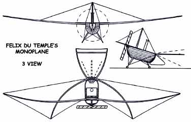 Felix Du Temple's 3 View