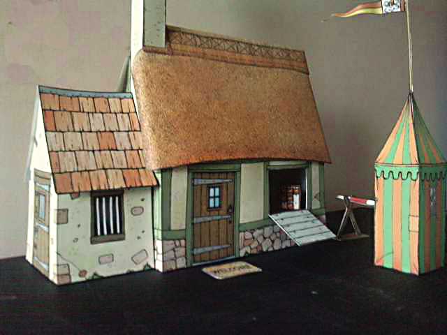 Border Crossing paper model