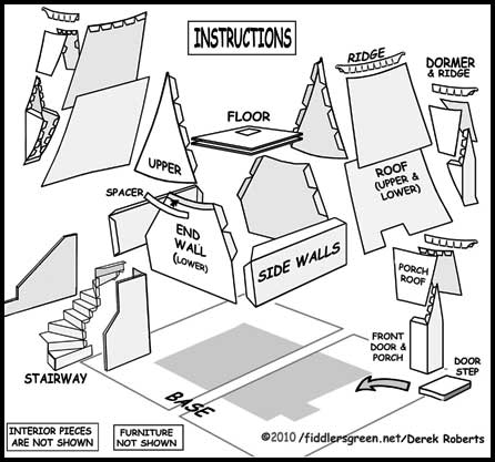 Clockmakers Cozy downloadable Story Book Dolls House instructions