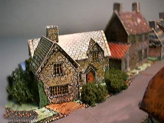 English Country House paper model