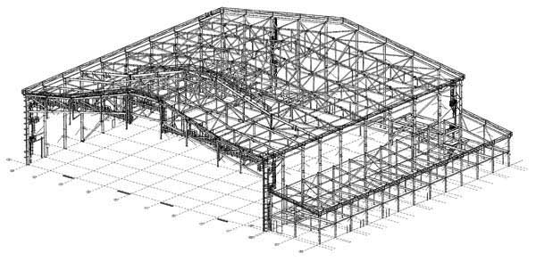 Aircraft Hanger structure