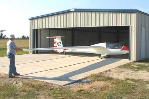Aircraft Hanger for sailplane