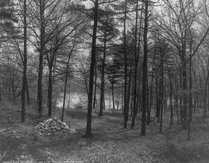 Walden pond site in 1909