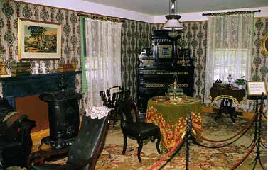 The parlor at Henry Ford's Birthplace