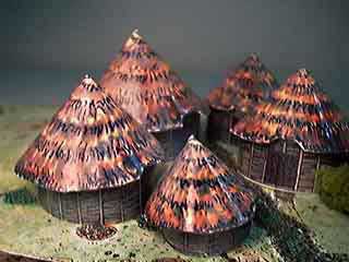 IronAge Village Cardmodel