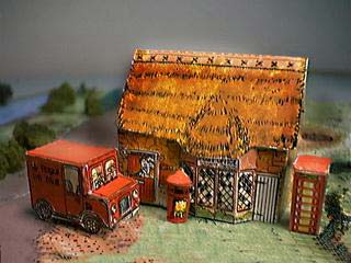 English Post Office paper model