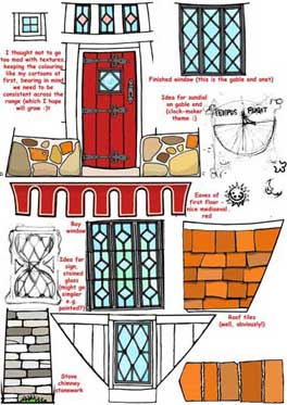 Story Book House- working sketches