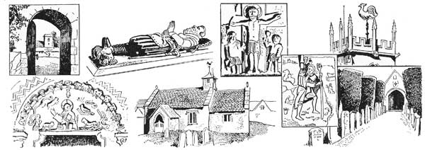 Cotswold Sketches Churches