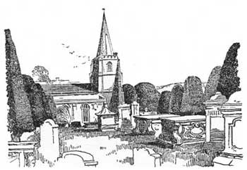 Cotswold Sketches Painswick Church