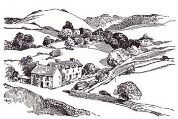 Cotswold Sketches Slad Valley