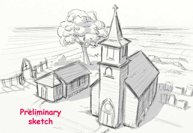 First draft of sketch