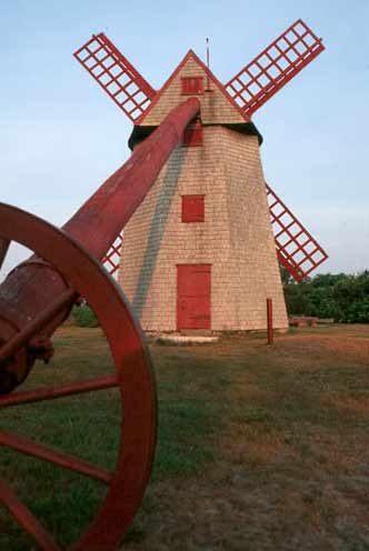 Nantucket Island's restored old mill windmill Fiddlersgreen.net