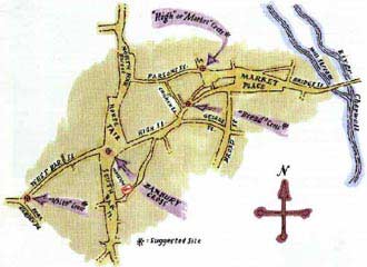 Map to the Banbury Cross