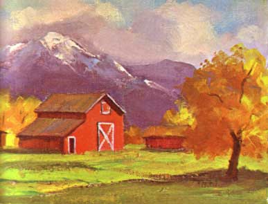 Owens Valley, California Barns