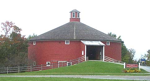 Round Red Barn at Shelburne Museum VT