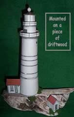 Boston Harbor Lighthouse paper model