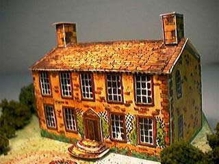 Bronte Parsonage paper model