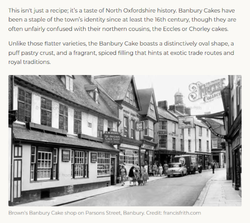 historical cakeshop in Banbury