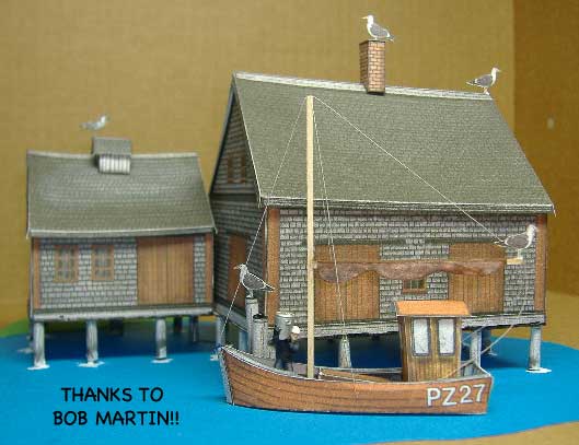 Lobster Cannery paper model
