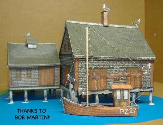 Lobster Shack in New England-model