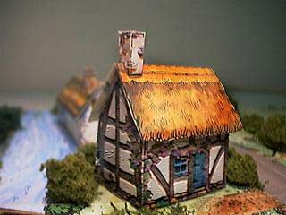 Cruck House paper model