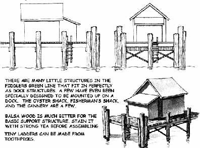 Sketch model of a dock
