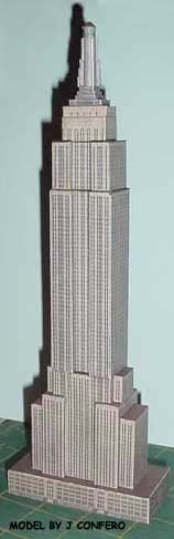 Empire State Building paper model