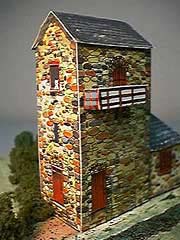 Engine House paper model